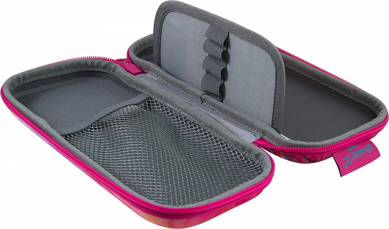 Пенал жесткий Собачка, цвет – розовый  